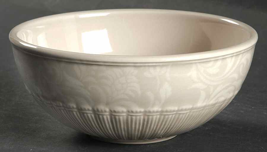 Brocade Taupe Coupe Cereal Bowl by Ambiance-1