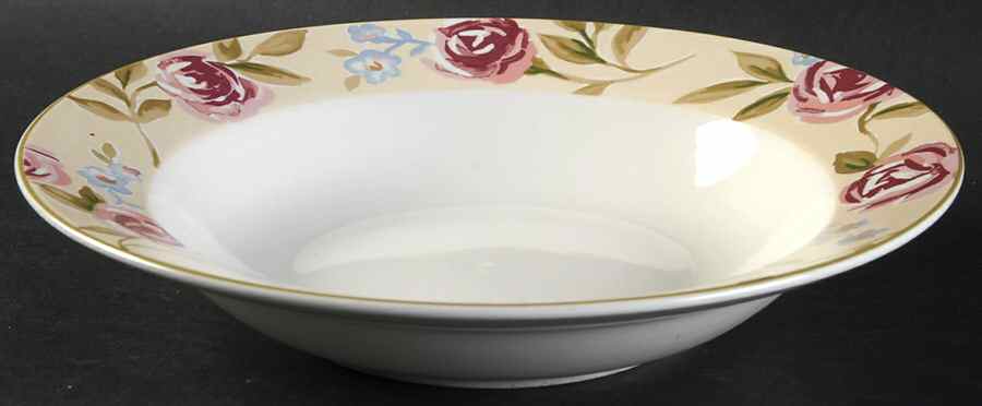 Hampshire Floral Large Rim Soup Bowl by Laura Ashley-1