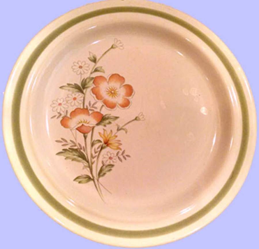 Summer Poppy Dinner Plate by American Royalty-1