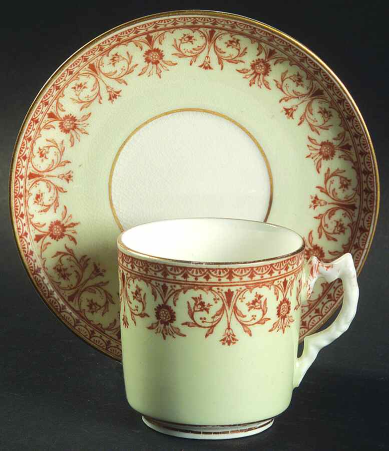 6572 Flat Demitasse Cup & Saucer Set by John  Aynsley & Sons-1