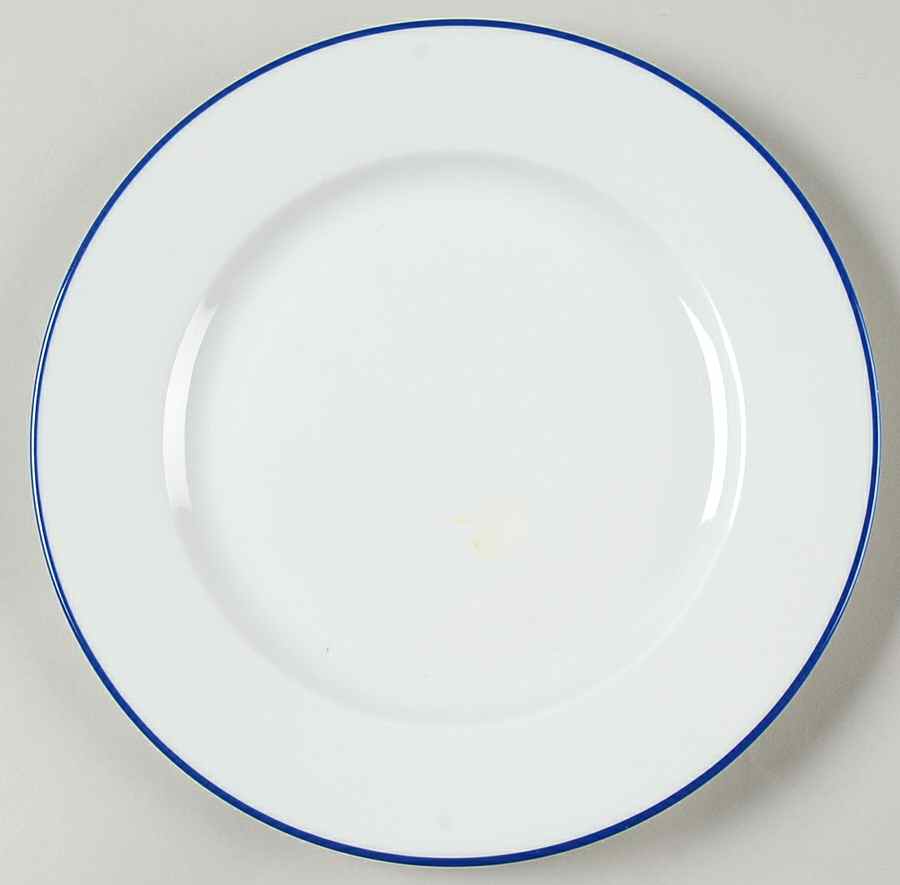 Tuileries Blue Band Salad Plate by Apilco-1