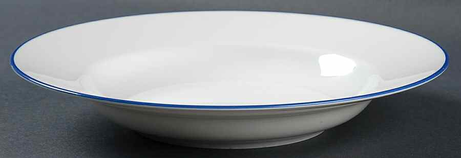 Tuileries Blue Band 8" Soup/Pasta Bowl by Apilco-1