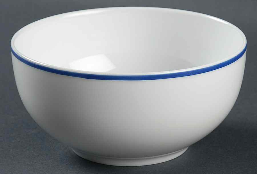 Tuileries Blue Band Coupe Cereal Bowl by Apilco-1
