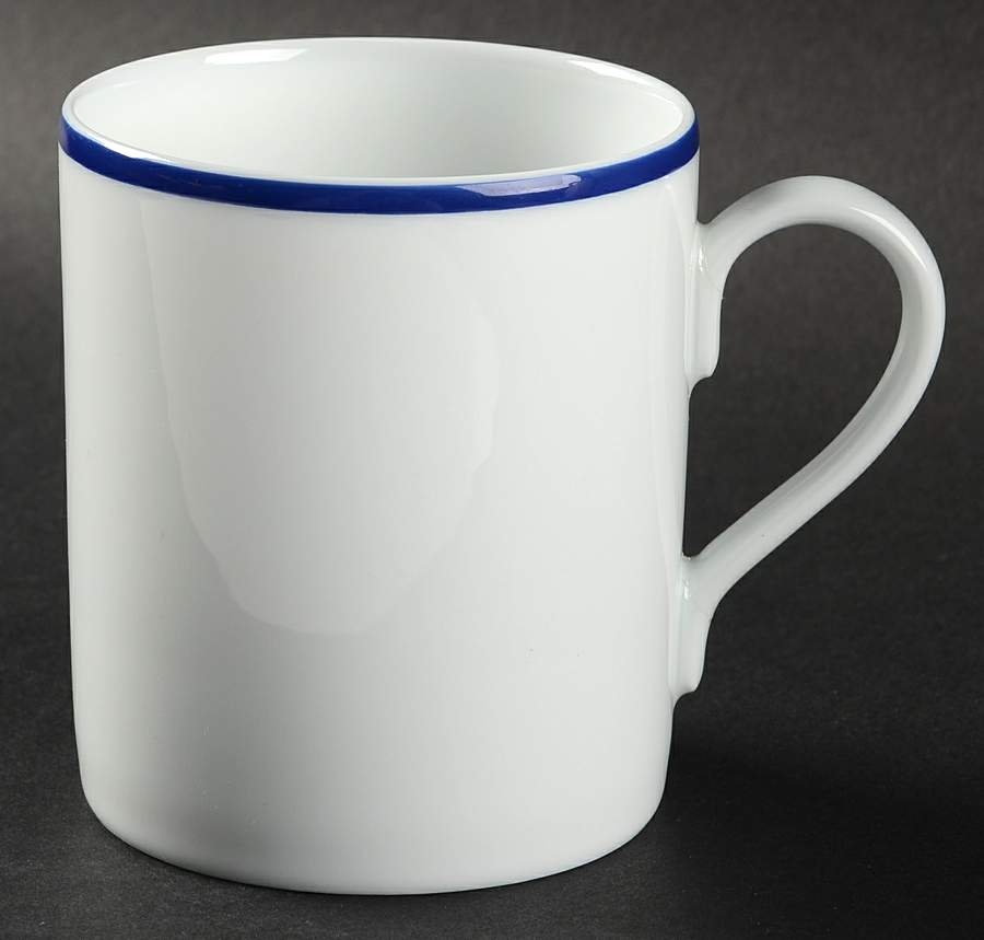 Tuileries Blue Band Mug by Apilco-1
