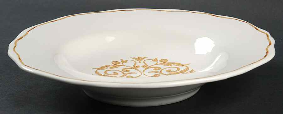Florentine Gold 9" Soup/Pasta Bowl by Arte Italica-1