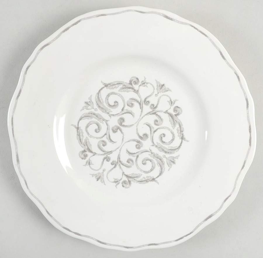 Florentine Silver Salad/Dessert Plate by Arte Italica-1