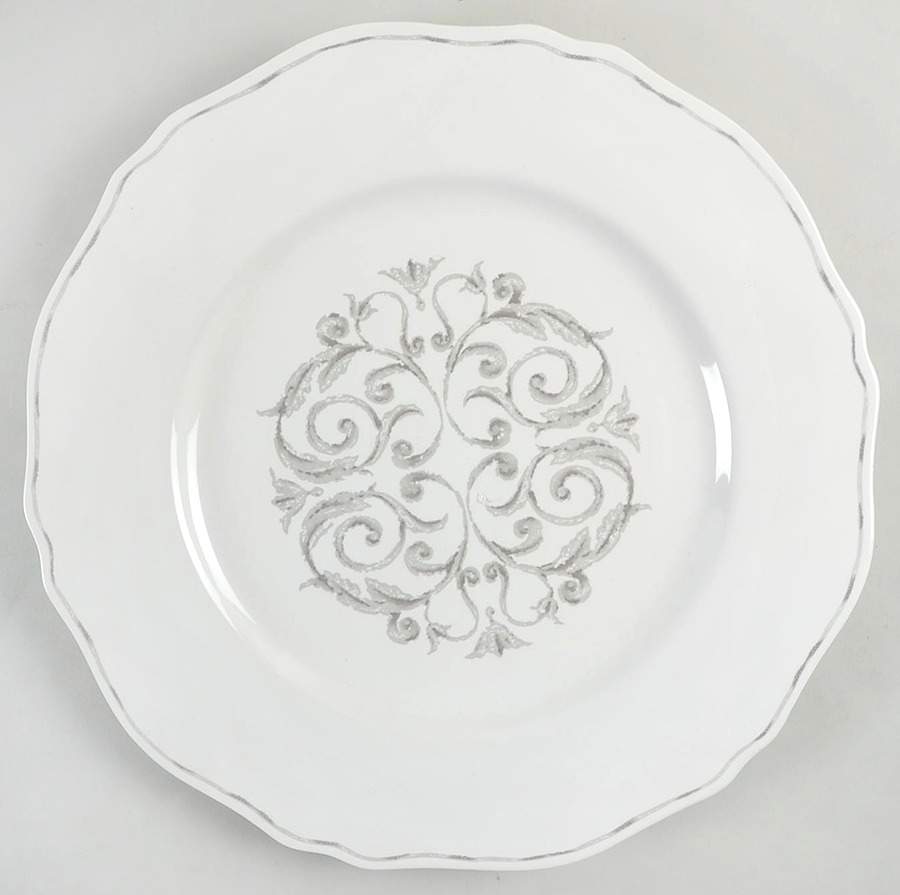 Florentine Silver Service Plate (Charger) by Arte Italica-1