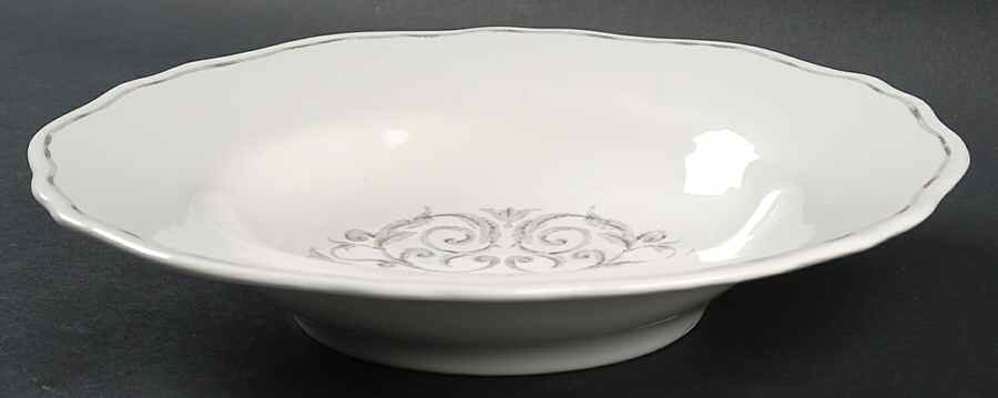 Florentine Silver 9" Soup/Pasta Bowl by Arte Italica-1