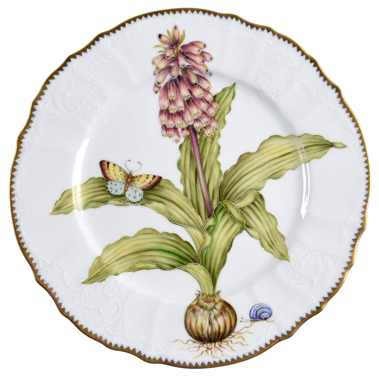Flowers of Yesterday Dinner Plate by Anna Weatherley-1