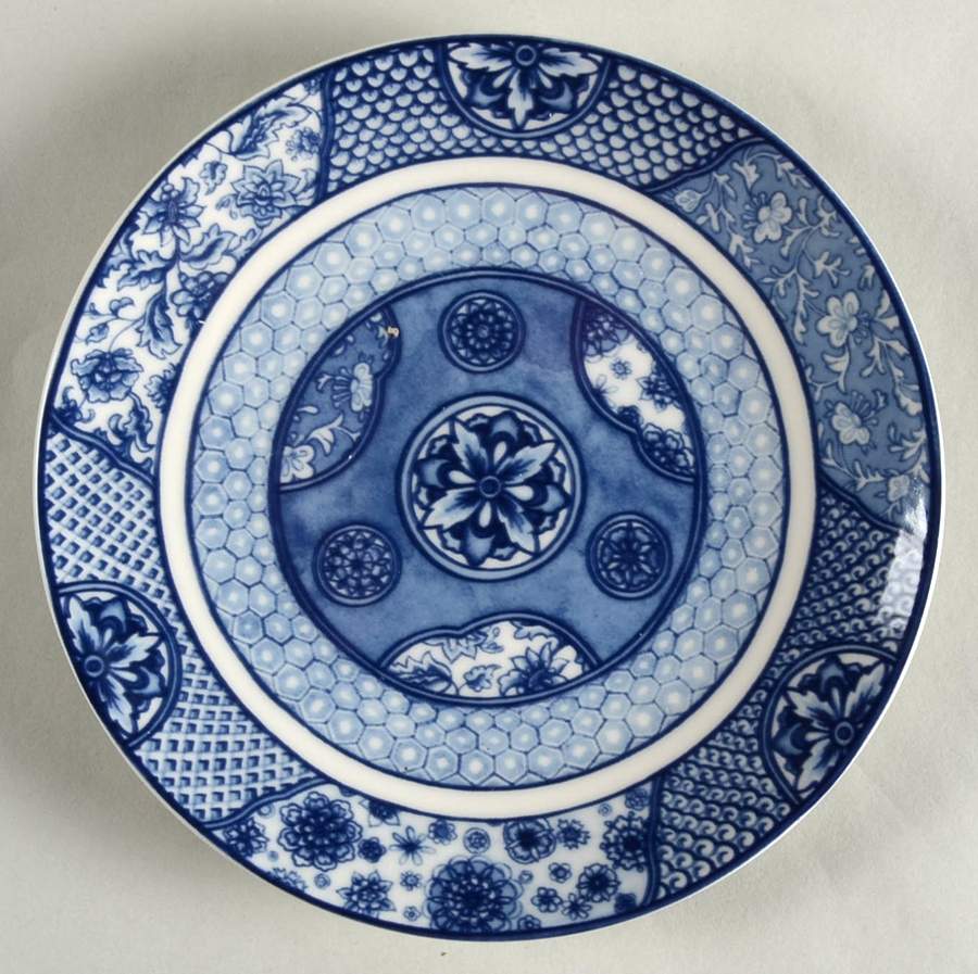 Blue Dynasty Appetizer Plate by 222 Fifth (PTS)-1