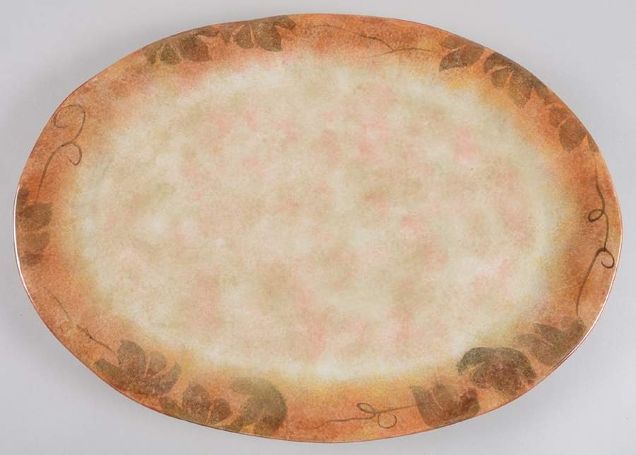 Villa Tuscana 16" Oval Serving Platter by 222 Fifth (PTS)-1