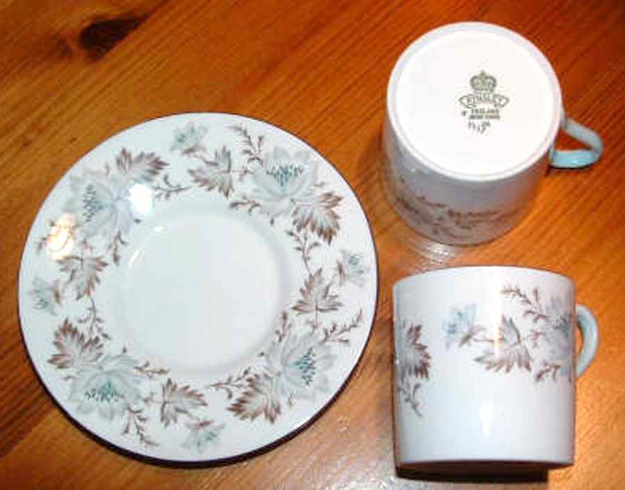 2335 Flat Cup & Saucer Set by John  Aynsley & Sons-1