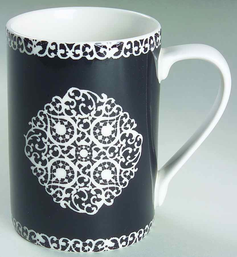 French Market Black Mug by 222 Fifth (PTS)-1