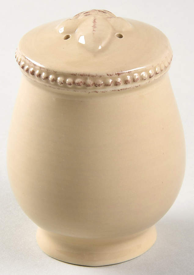 Fleur De Lis Cream Salt Shaker by Artimino-1