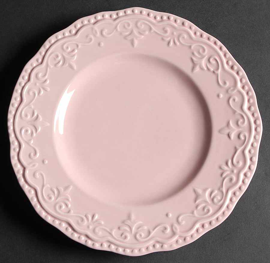 Scallop Pink Dinner Plate by American Atelier-1