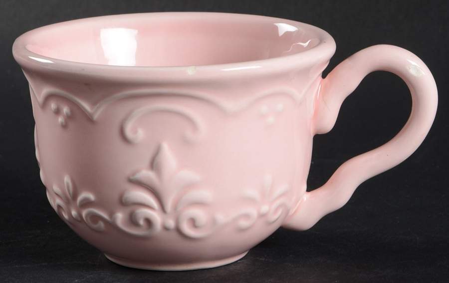 Scallop Pink Flat Cup by American Atelier-1