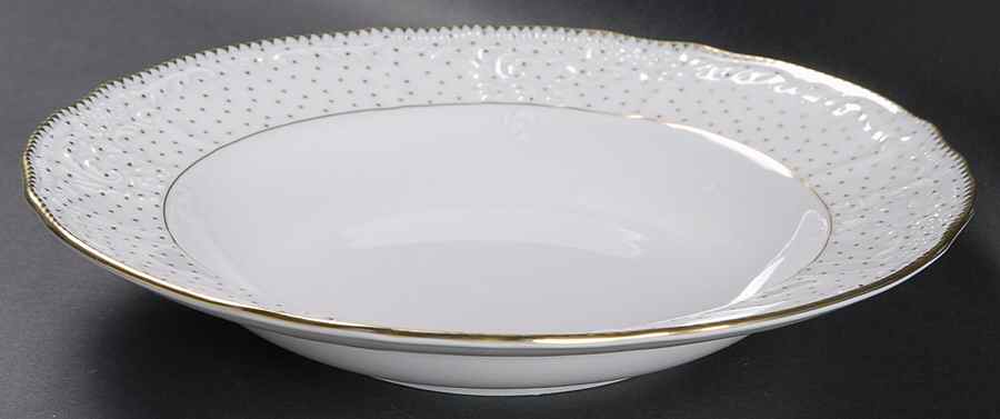 Simply Anna Polka (Czech Republic) Large Rim Soup Bowl by Anna Weatherley-1