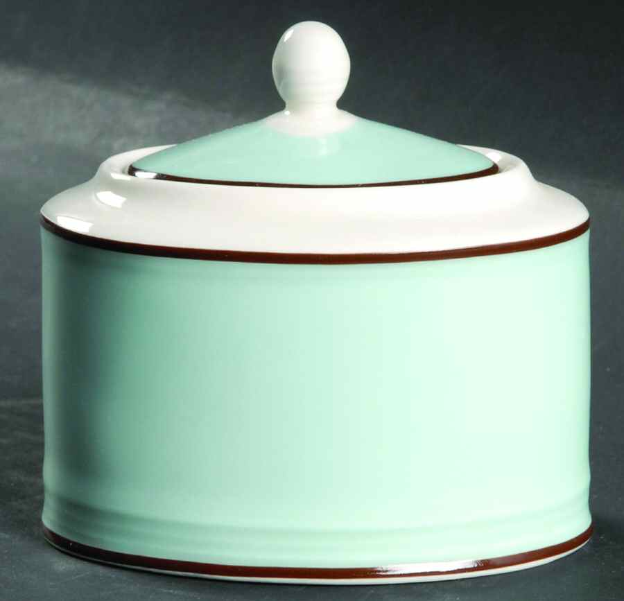 Symphony Blue Sugar Bowl & Lid by 222 Fifth (PTS)-1