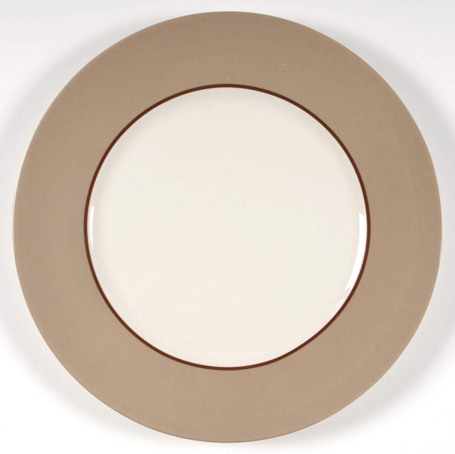 Symphony Taupe Dinner Plate by 222 Fifth (PTS)-1
