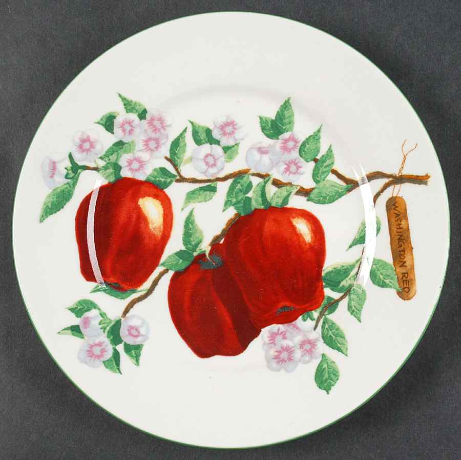 Apple Blossom Salad/Dessert Plate by American Atelier-1