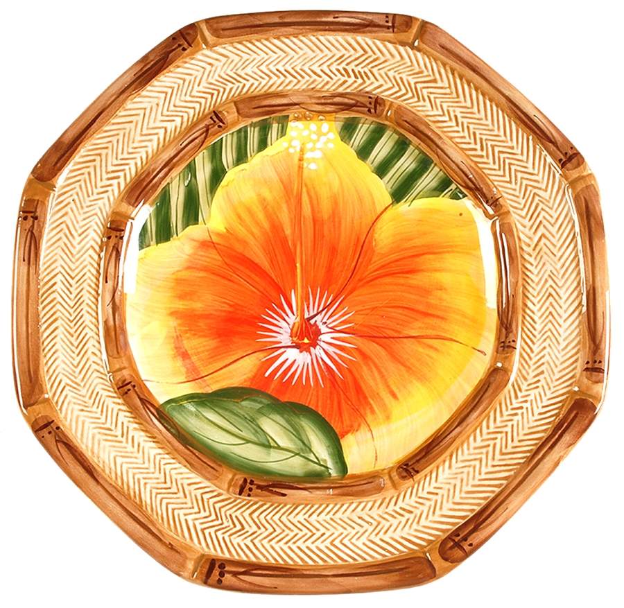 Royal Palm Salad/Dessert Plate by Ambiance-1