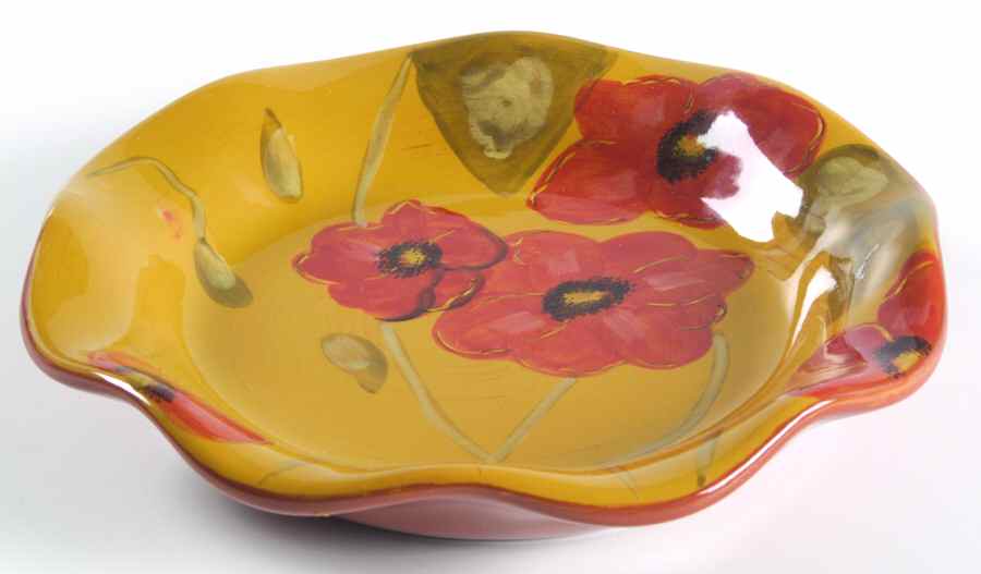 Flowers of Paradise Dessert/Pie Plate by Ambiance-1