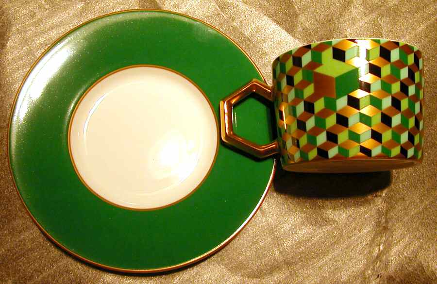 91008 Flat Cup & Saucer Set by Arita-1