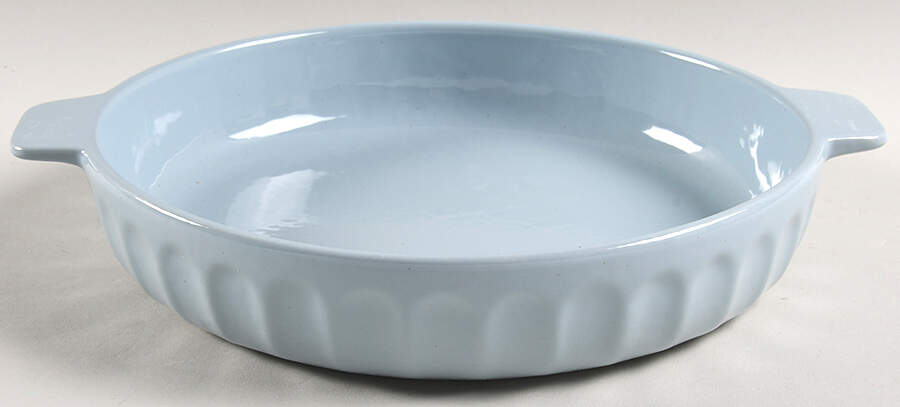 Latte 11" Pie Baking Plate by Anthropologie-1