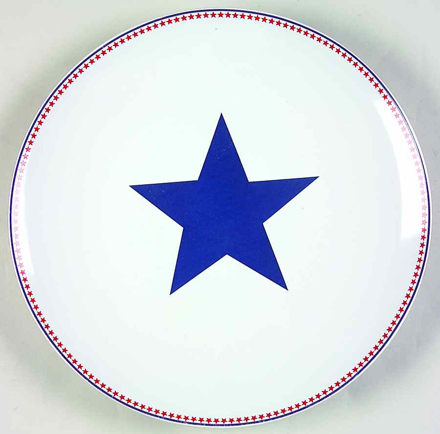 Blue Star Dinner Plate by Alfred & Sapota-1