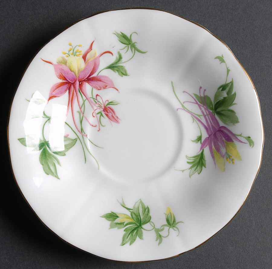Columbine Saucer by Adderley-1