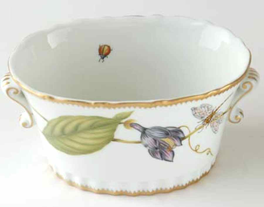 Studio Collection (Florals) Oval Cachepot by Anna Weatherley-1
