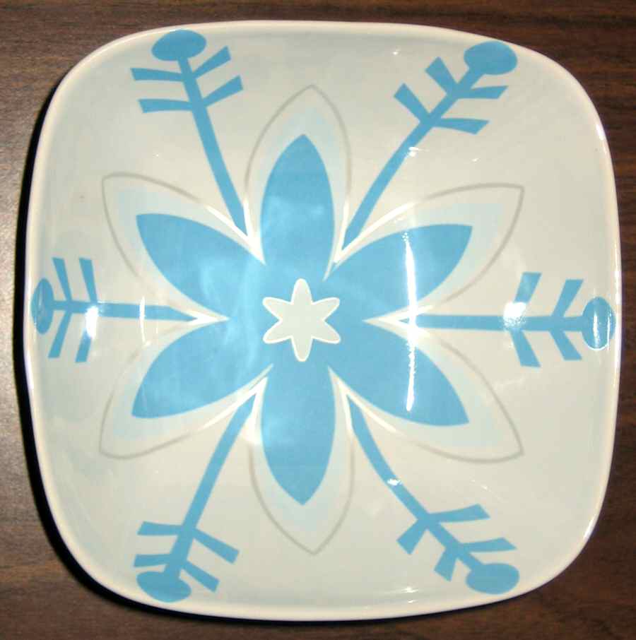 Snowflakes Blue Soup/Cereal Bowl by 222 Fifth (PTS)-1