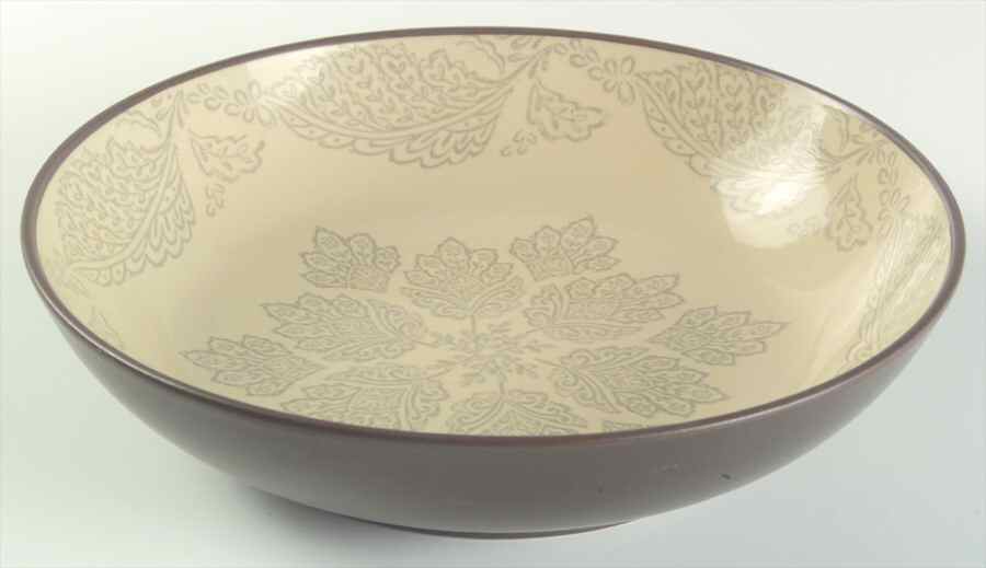 Chandi Vanilla 10" Round Vegetable Bowl by 222 Fifth (PTS)-1