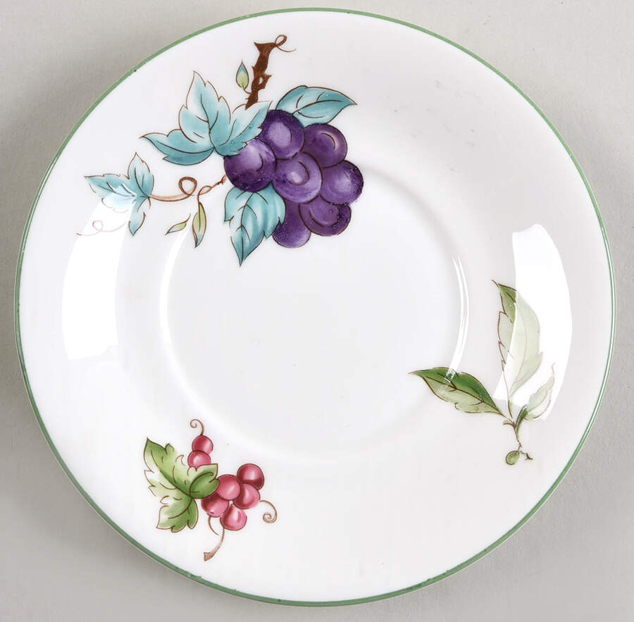 Georgian Fruit Saucer by John  Aynsley & Sons-1
