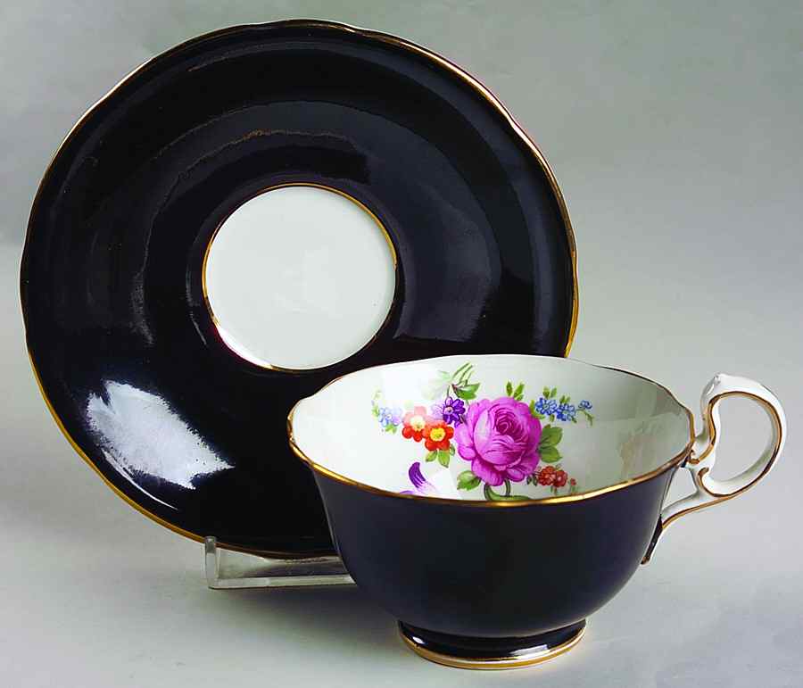 B4721 Footed Cup & Saucer Set by John  Aynsley & Sons-1