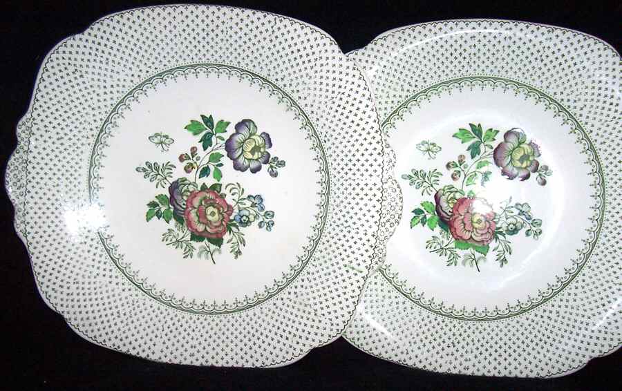 ASB23 Square Handled Cake Plate by Ashworth Bros-1