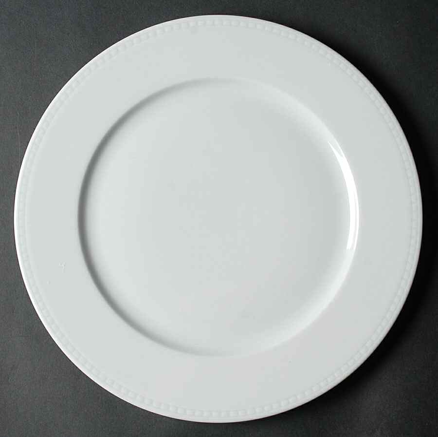 Beaded Hemstitch Dinner Plate by Apilco-1