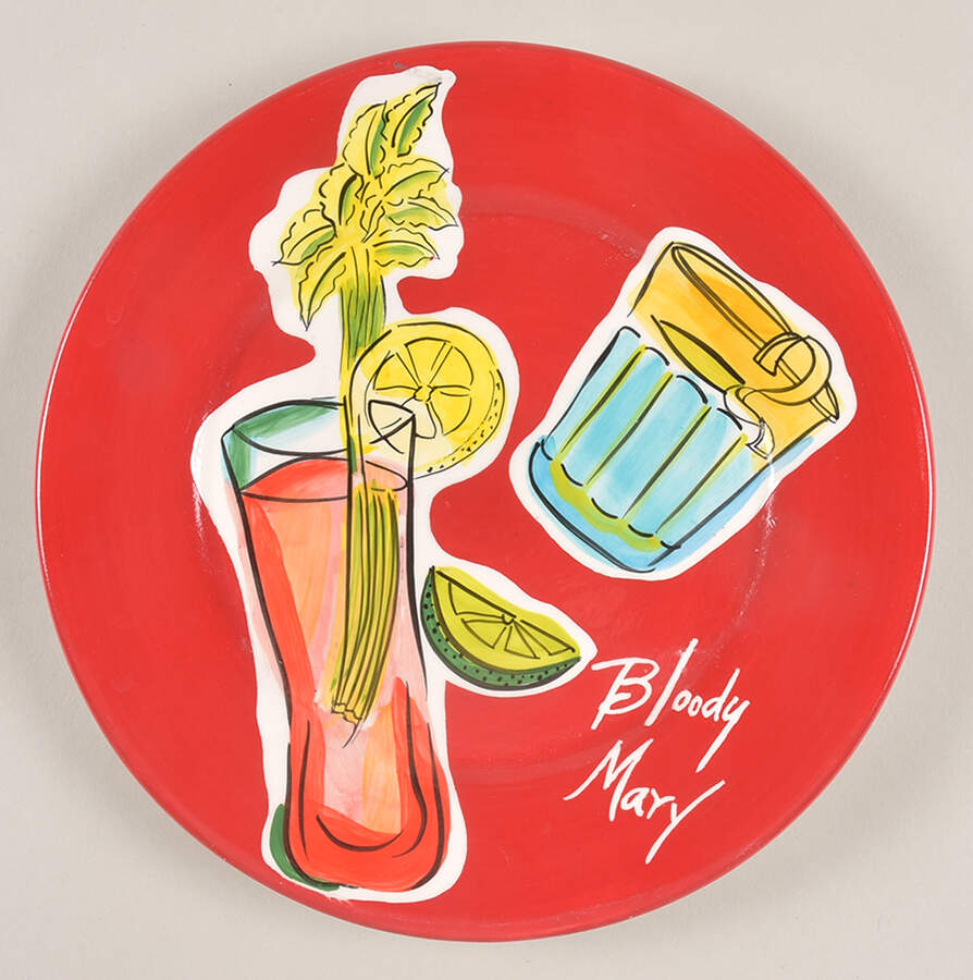 Tropics Salad Plate by Ambiance-1
