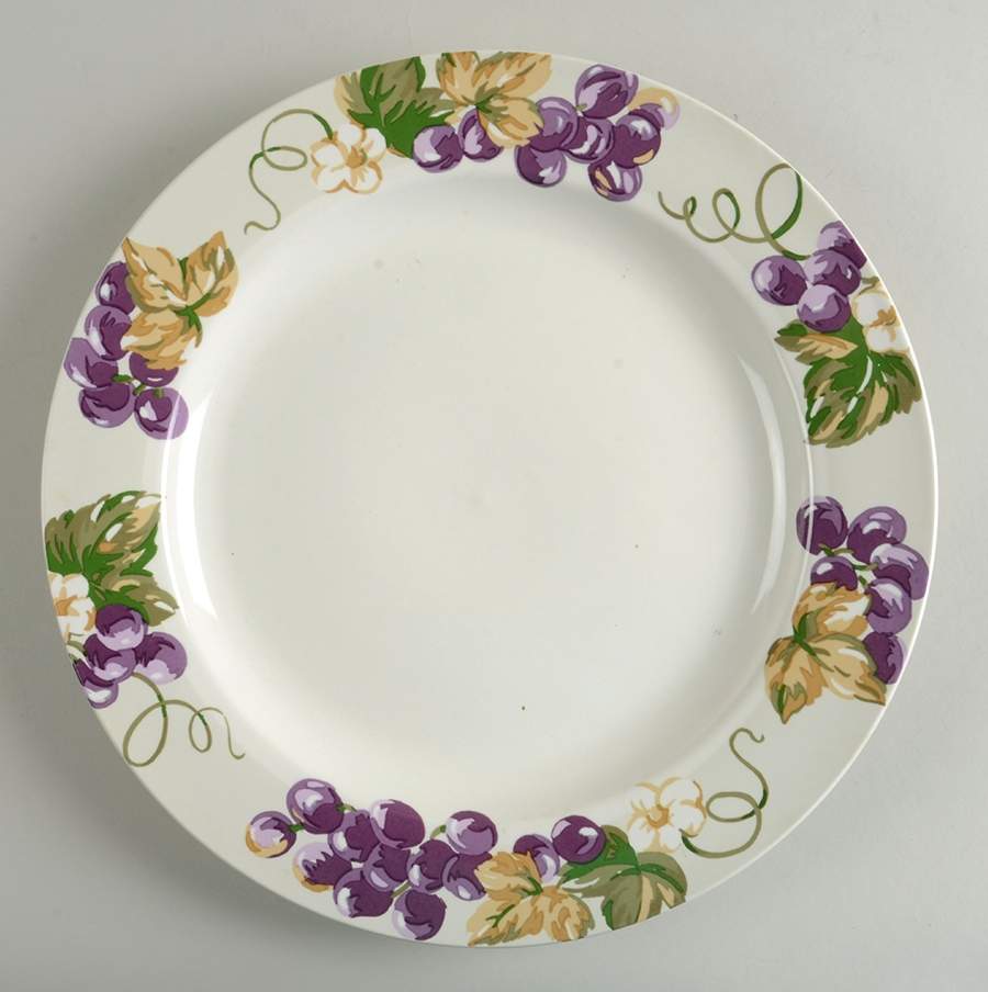 Grapefields 12" Chop Plate (Round Platter) by Laura Ashley-1