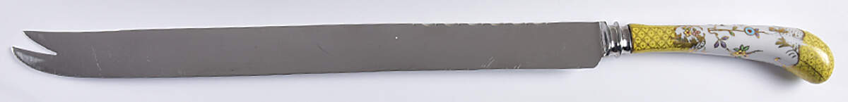 Floraine (Yellow) Carving Knife with Stainless Blade by A & E Lewis (Germany)-1