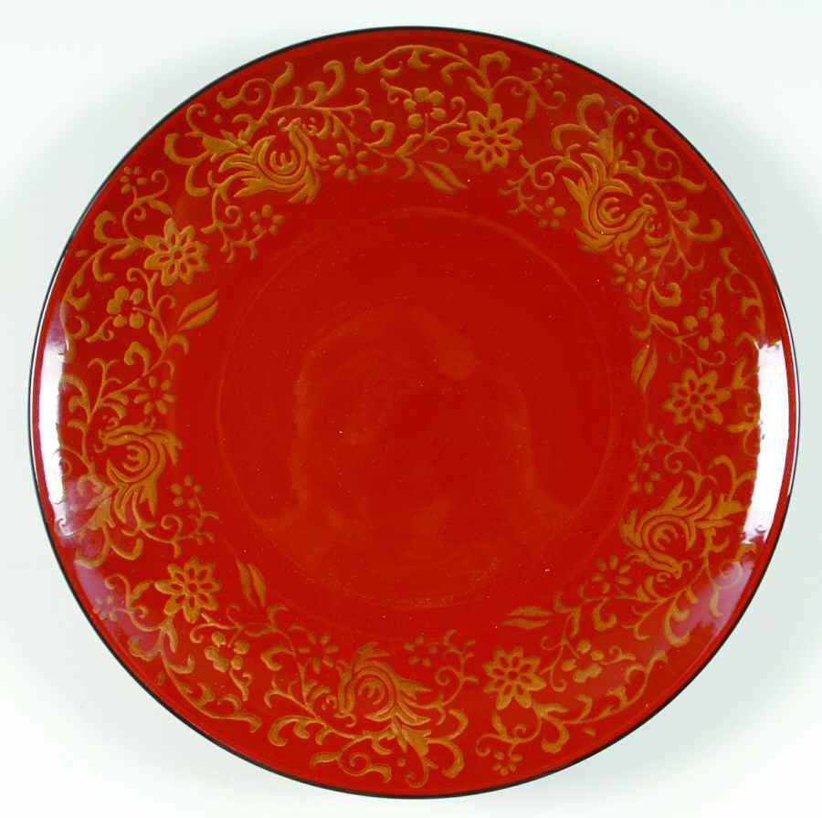 Red Phoenix Dinner Plate by Ambiance-1