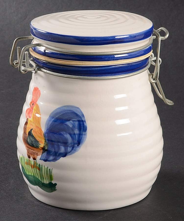 AOI15 4" Storage Jar with Hinged Lid by Alco-1