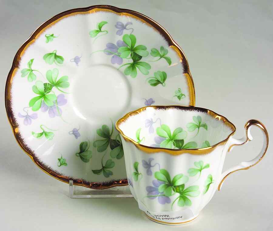 H840 Flat Cup & Saucer Set by Adderley-1