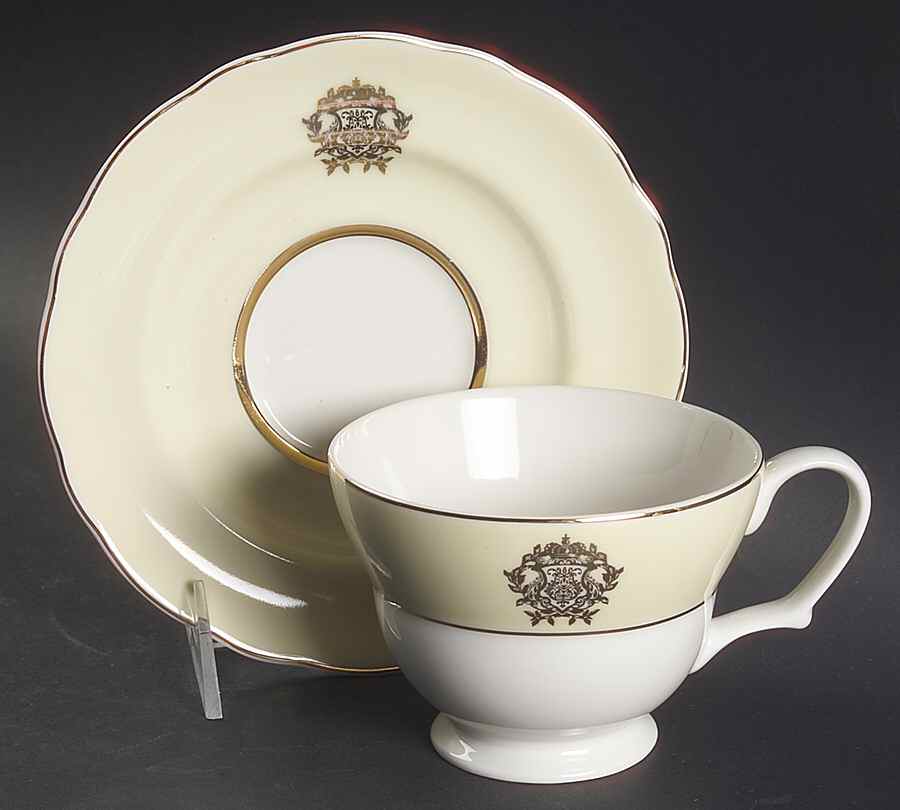 Hamdon Footed Cup & Saucer Set by 222 Fifth (PTS)-1