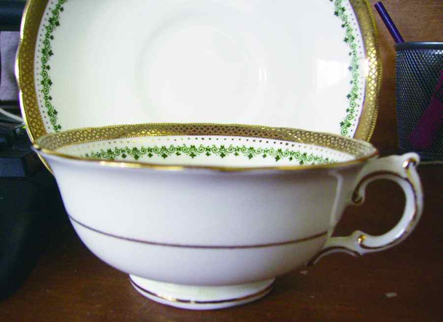 Truro Footed Cup & Saucer Set by Adderley-1