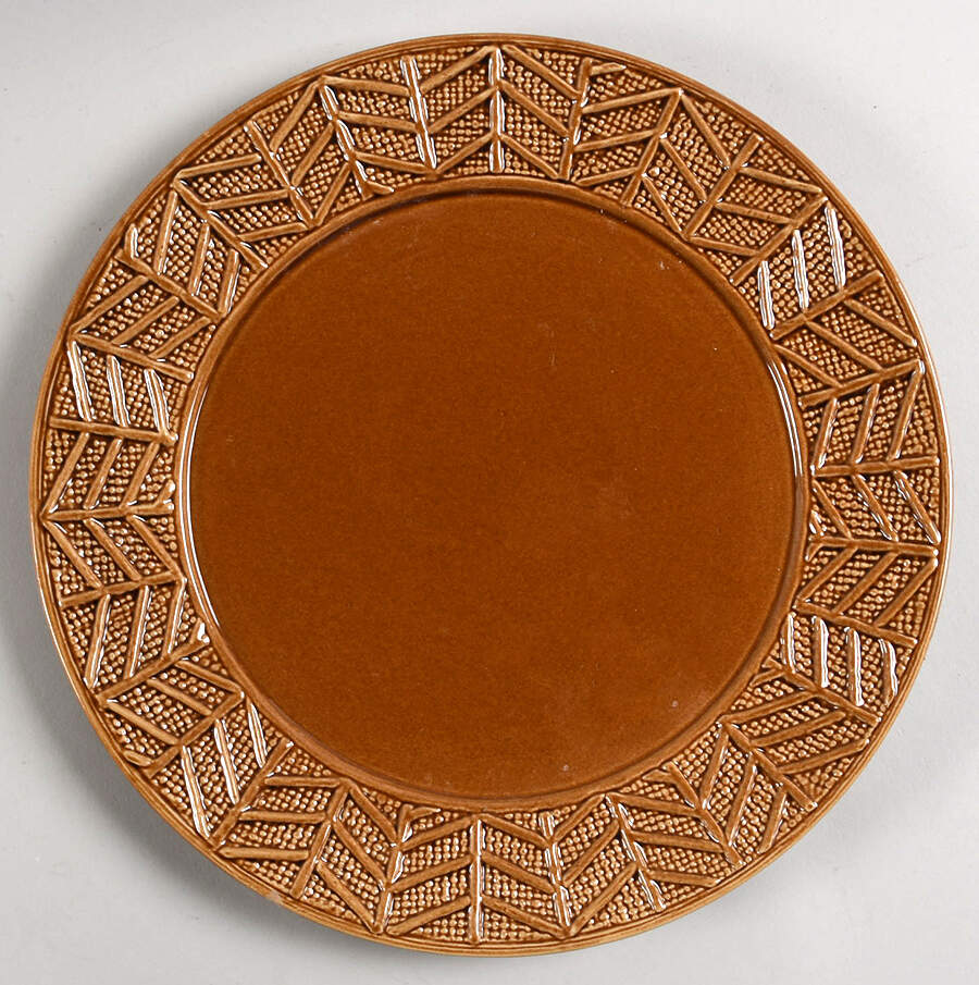 Rattan Dinner Plate by American Atelier-1