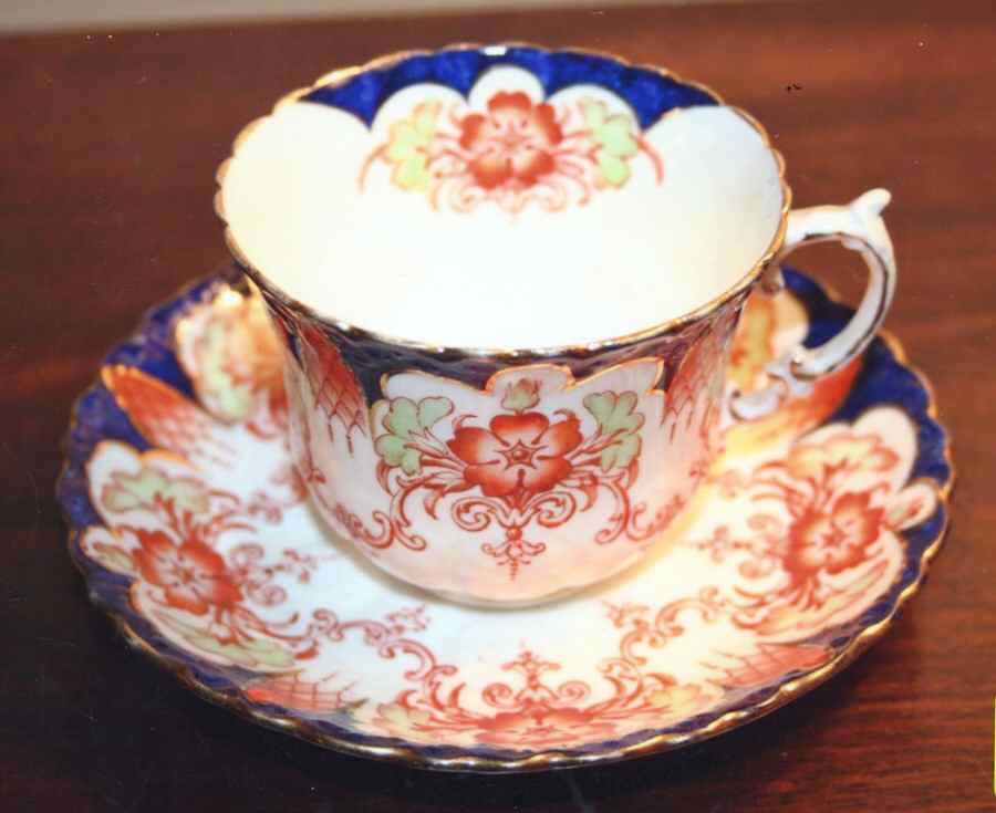 Portland Flat Cup & Saucer Set by John  Aynsley & Sons-1