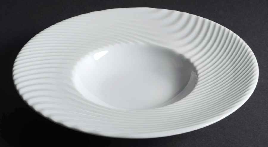 Nara Large Rim Soup Bowl by Apilco-1