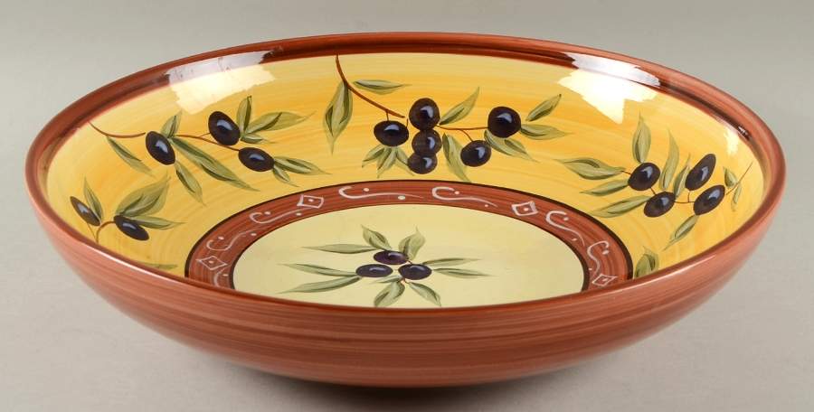Late Harvest 13" Pasta Serving Bowl by 222 Fifth (PTS)-1