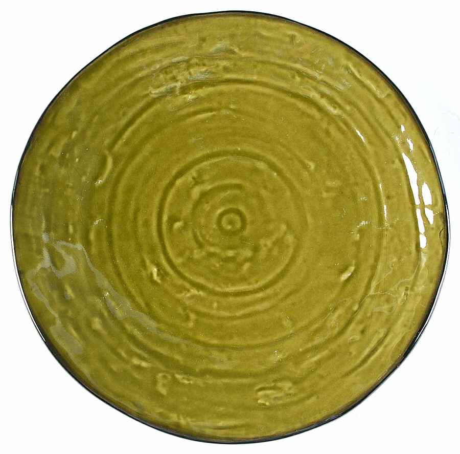 Verde Green Dinner Plate by Ambiance-1